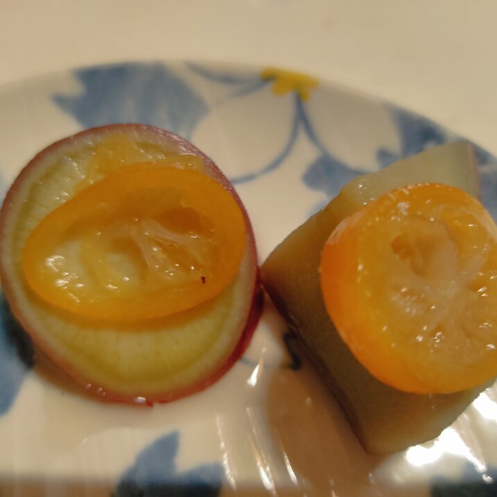 さつま芋と金柑の甘煮
